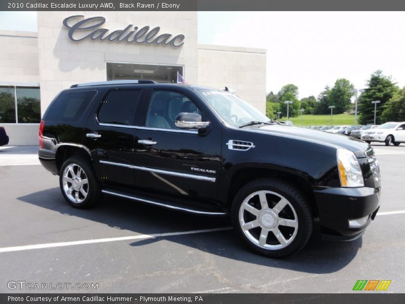 Black Raven / Ebony 2010 Cadillac Escalade Luxury AWD