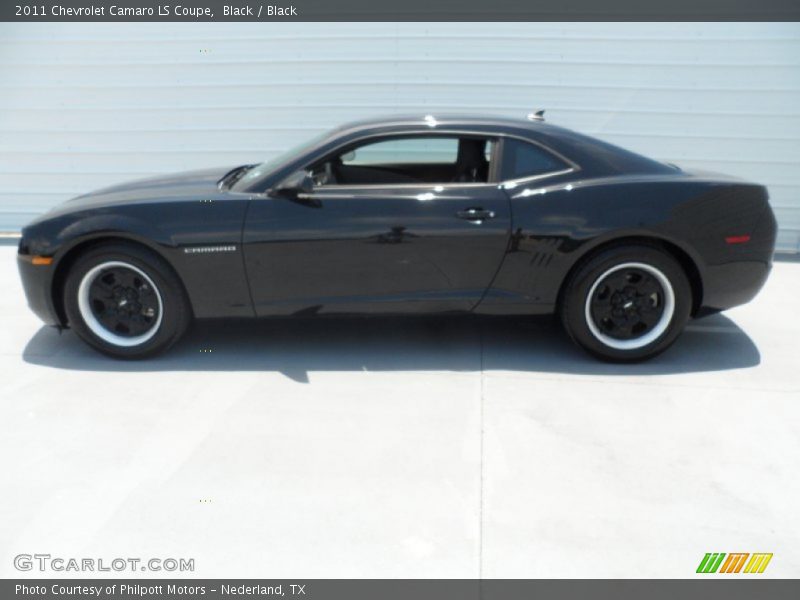 Black / Black 2011 Chevrolet Camaro LS Coupe