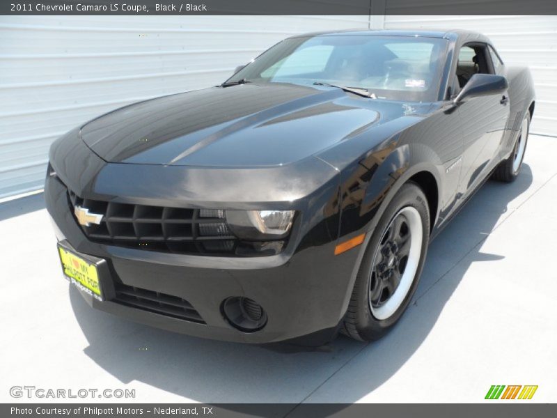 Black / Black 2011 Chevrolet Camaro LS Coupe