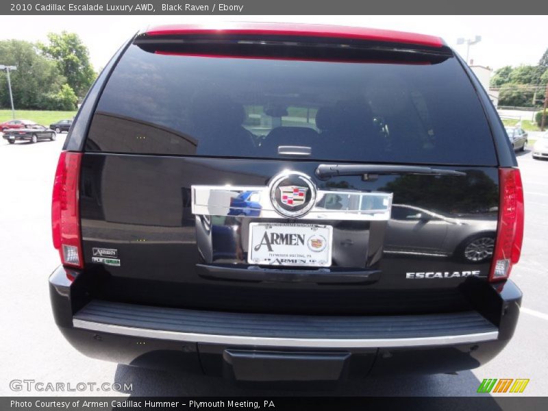 Black Raven / Ebony 2010 Cadillac Escalade Luxury AWD