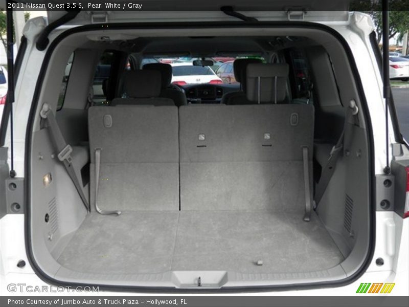 Pearl White / Gray 2011 Nissan Quest 3.5 S