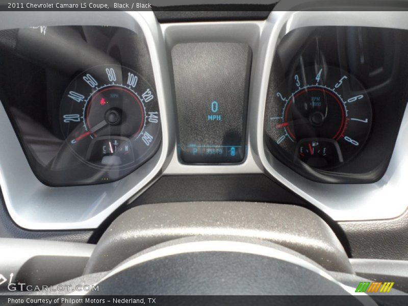 Black / Black 2011 Chevrolet Camaro LS Coupe
