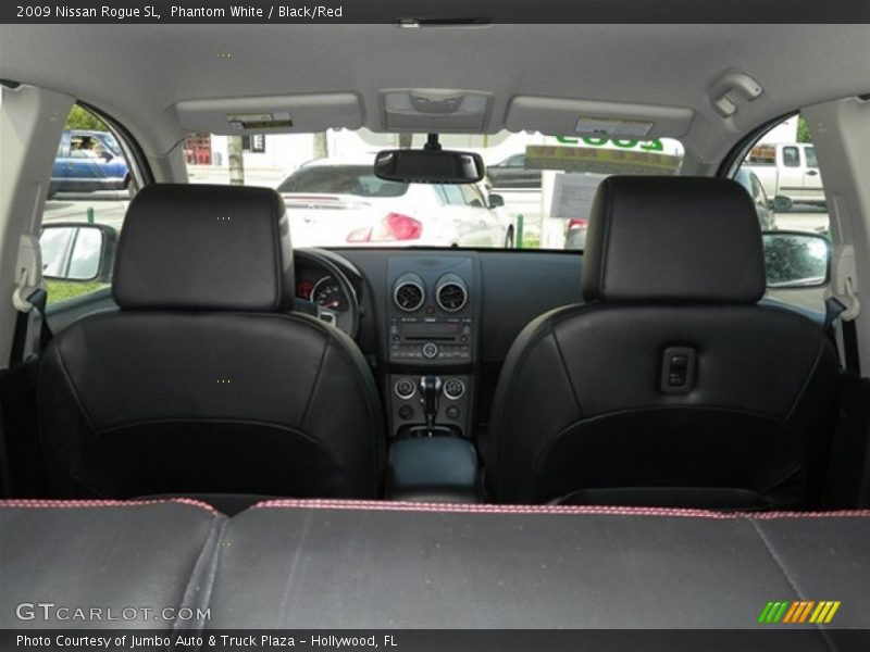 Phantom White / Black/Red 2009 Nissan Rogue SL