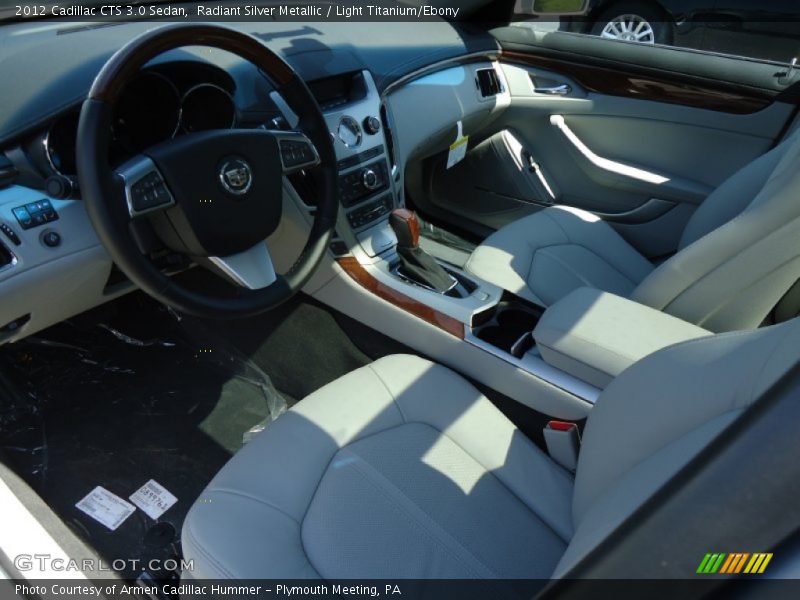 Radiant Silver Metallic / Light Titanium/Ebony 2012 Cadillac CTS 3.0 Sedan