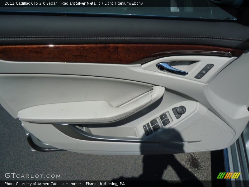 Radiant Silver Metallic / Light Titanium/Ebony 2012 Cadillac CTS 3.0 Sedan