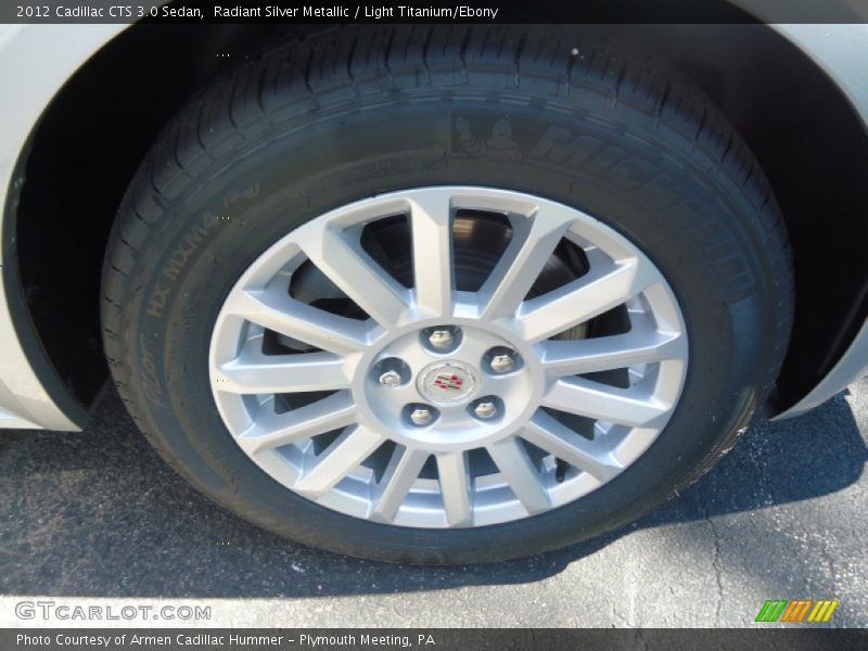 Radiant Silver Metallic / Light Titanium/Ebony 2012 Cadillac CTS 3.0 Sedan