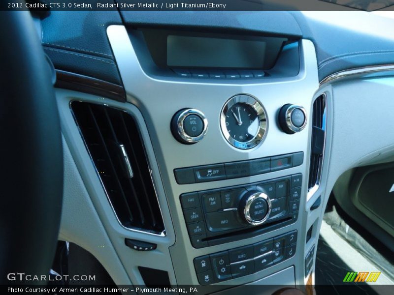 Radiant Silver Metallic / Light Titanium/Ebony 2012 Cadillac CTS 3.0 Sedan