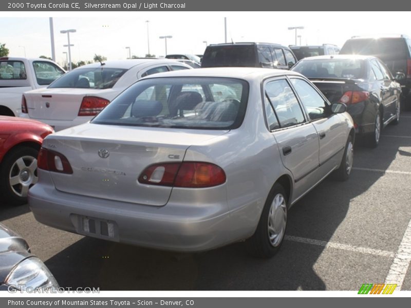 Silverstream Opal / Light Charcoal 2000 Toyota Corolla CE