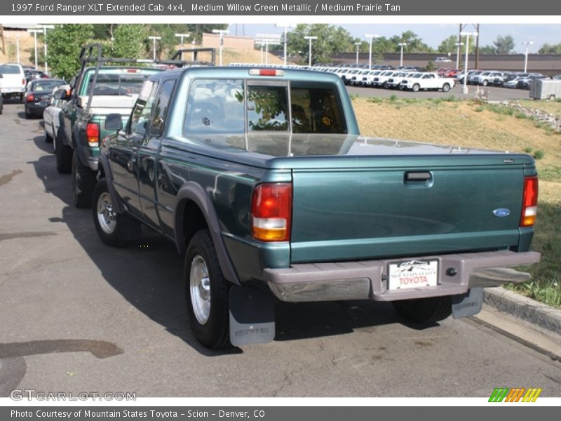 Medium Willow Green Metallic / Medium Prairie Tan 1997 Ford Ranger XLT Extended Cab 4x4