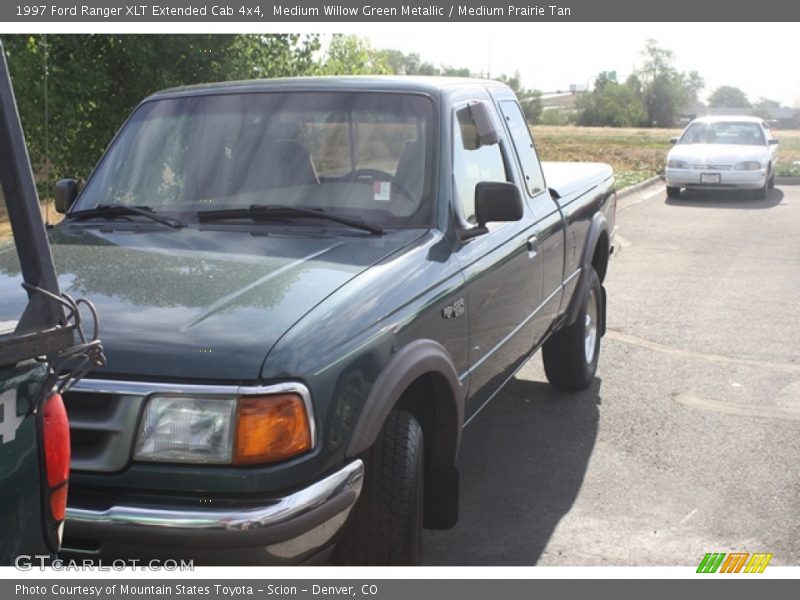 Medium Willow Green Metallic / Medium Prairie Tan 1997 Ford Ranger XLT Extended Cab 4x4