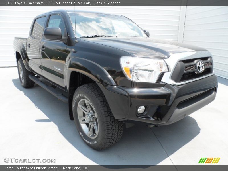 Black / Graphite 2012 Toyota Tacoma V6 TSS Prerunner Double Cab