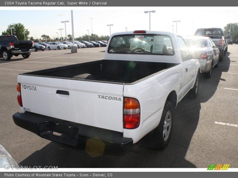 Super White / Charcoal 2004 Toyota Tacoma Regular Cab