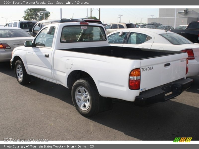 Super White / Charcoal 2004 Toyota Tacoma Regular Cab