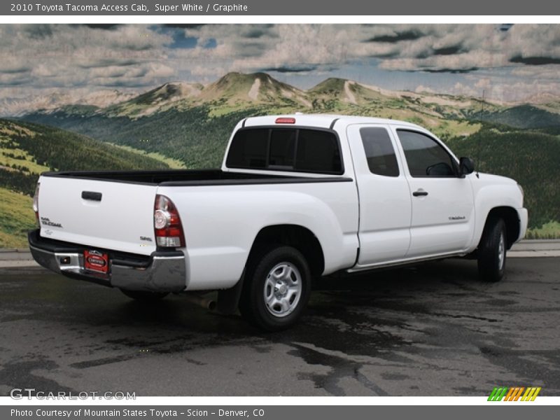 Super White / Graphite 2010 Toyota Tacoma Access Cab