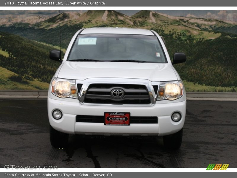 Super White / Graphite 2010 Toyota Tacoma Access Cab