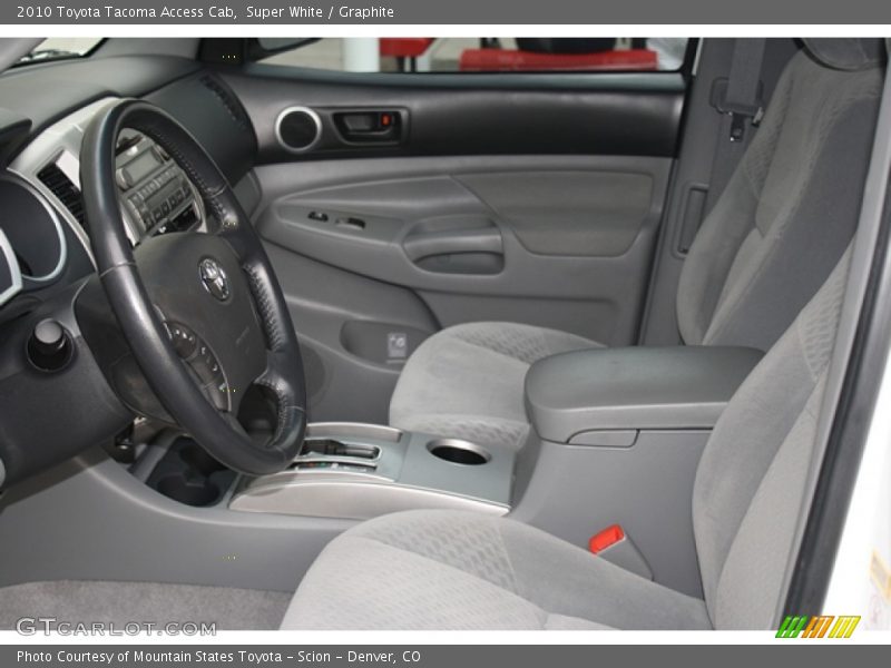 Super White / Graphite 2010 Toyota Tacoma Access Cab