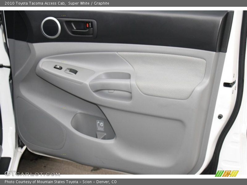 Super White / Graphite 2010 Toyota Tacoma Access Cab