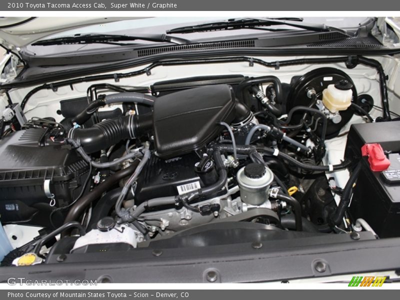 Super White / Graphite 2010 Toyota Tacoma Access Cab