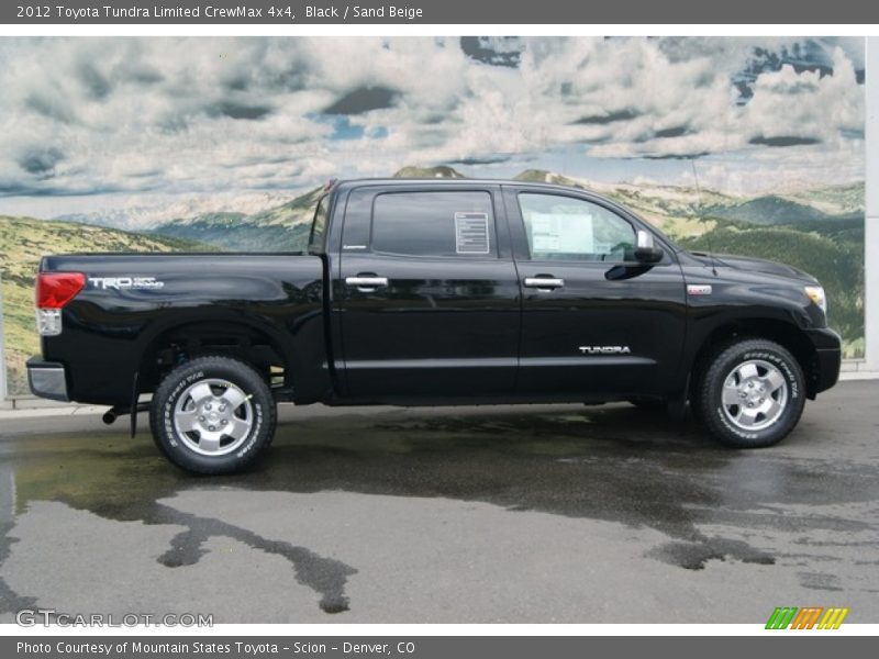 Black / Sand Beige 2012 Toyota Tundra Limited CrewMax 4x4