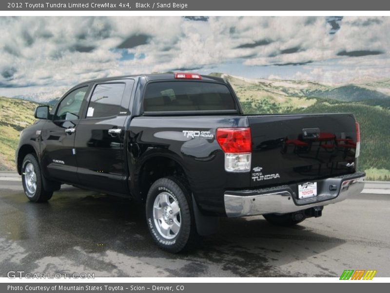 Black / Sand Beige 2012 Toyota Tundra Limited CrewMax 4x4