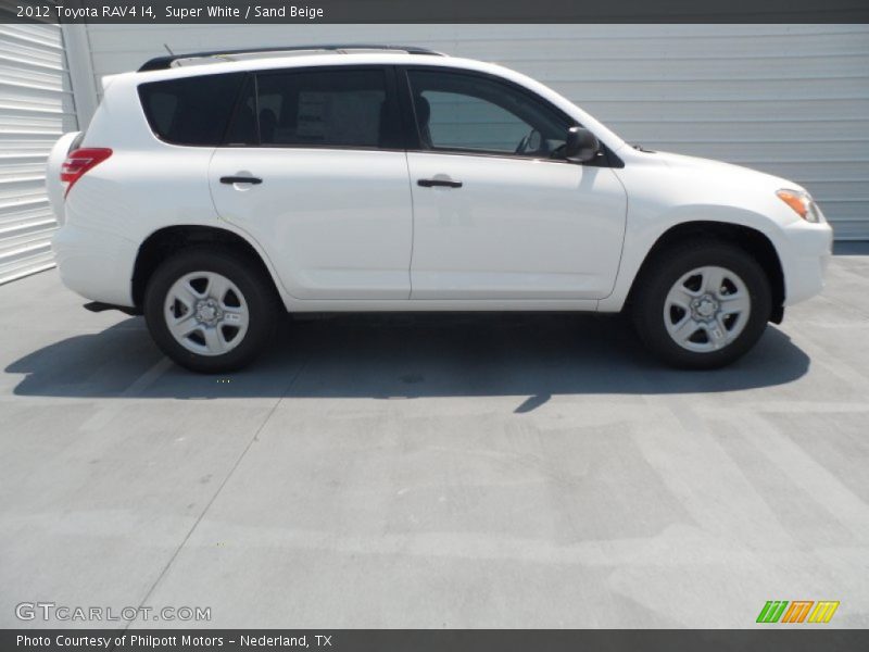 Super White / Sand Beige 2012 Toyota RAV4 I4