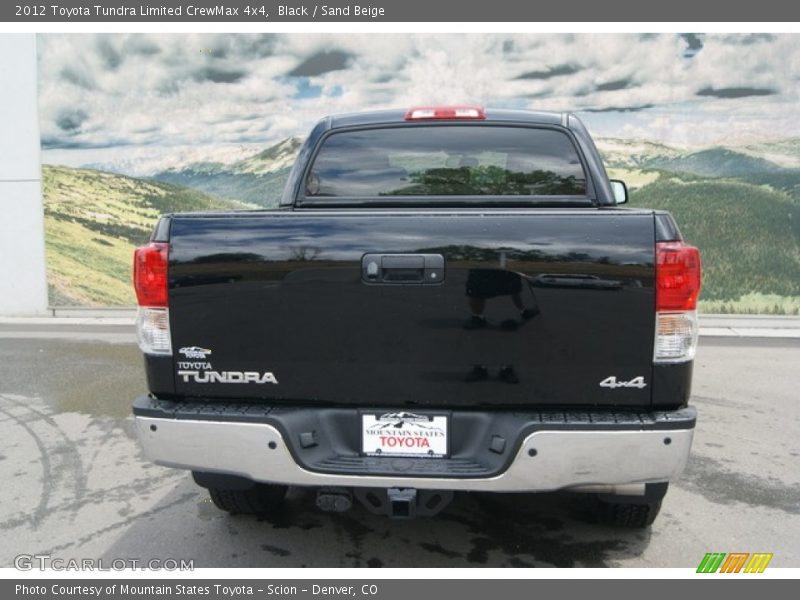Black / Sand Beige 2012 Toyota Tundra Limited CrewMax 4x4