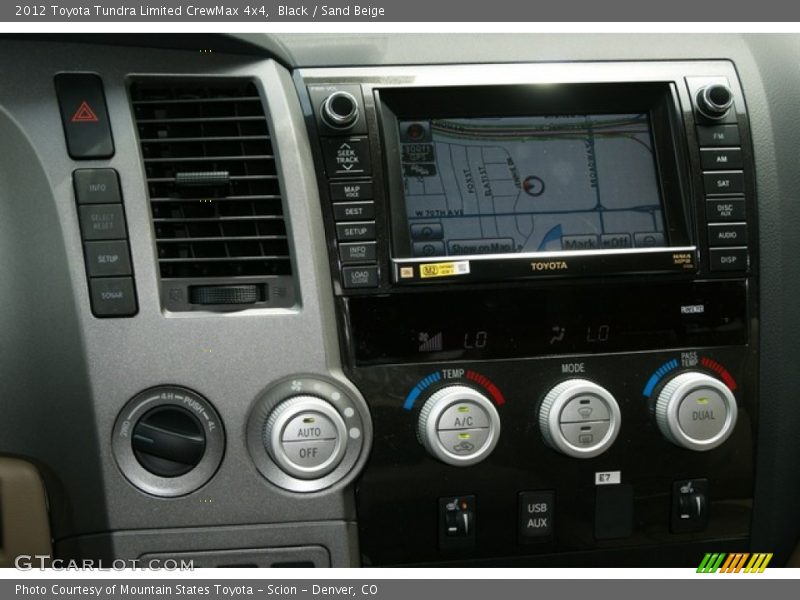 Black / Sand Beige 2012 Toyota Tundra Limited CrewMax 4x4