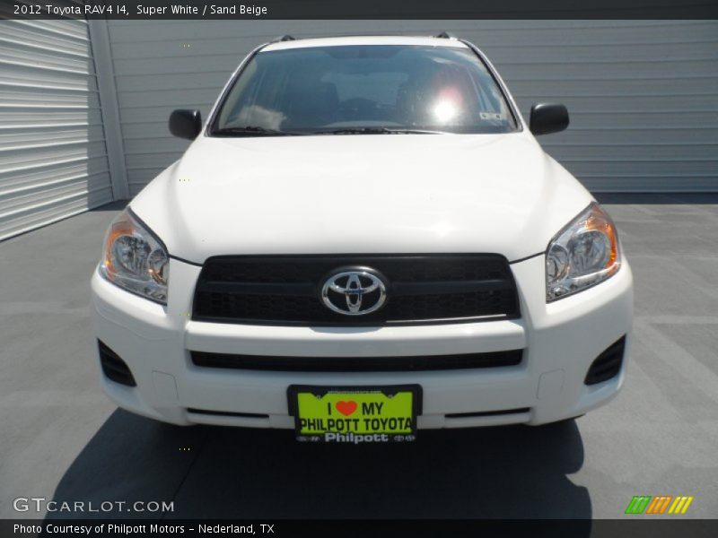 Super White / Sand Beige 2012 Toyota RAV4 I4