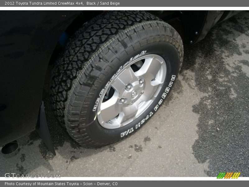 Black / Sand Beige 2012 Toyota Tundra Limited CrewMax 4x4