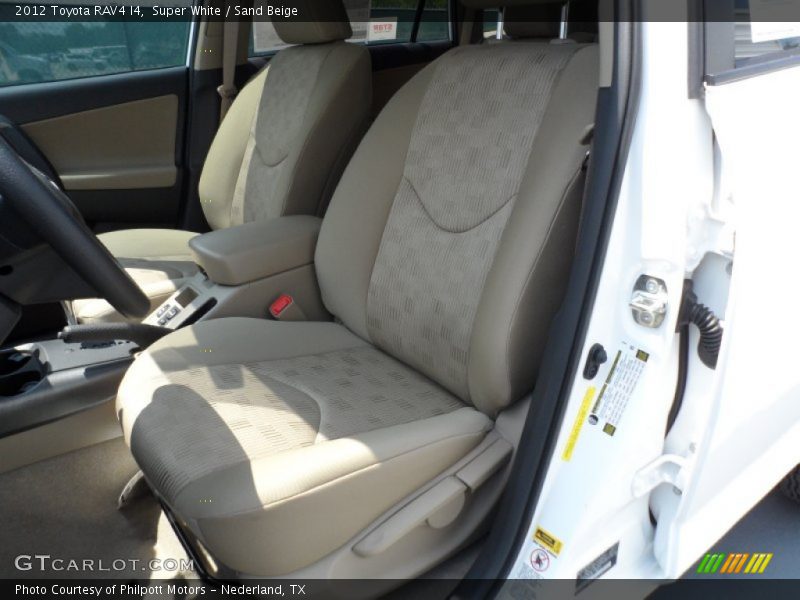 Super White / Sand Beige 2012 Toyota RAV4 I4