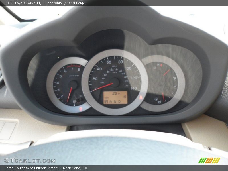 Super White / Sand Beige 2012 Toyota RAV4 I4