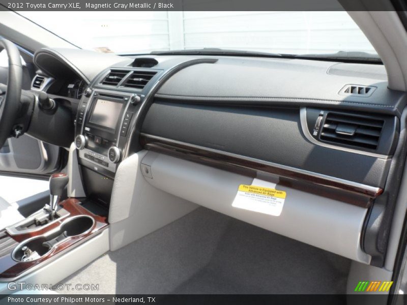 Magnetic Gray Metallic / Black 2012 Toyota Camry XLE