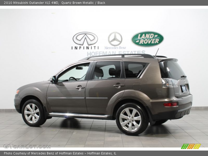 Quartz Brown Metallic / Black 2010 Mitsubishi Outlander XLS 4WD