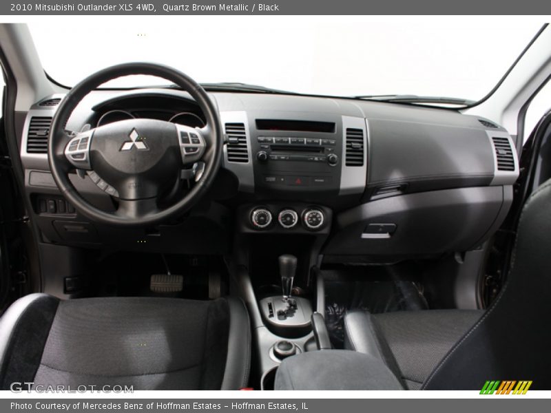 Quartz Brown Metallic / Black 2010 Mitsubishi Outlander XLS 4WD