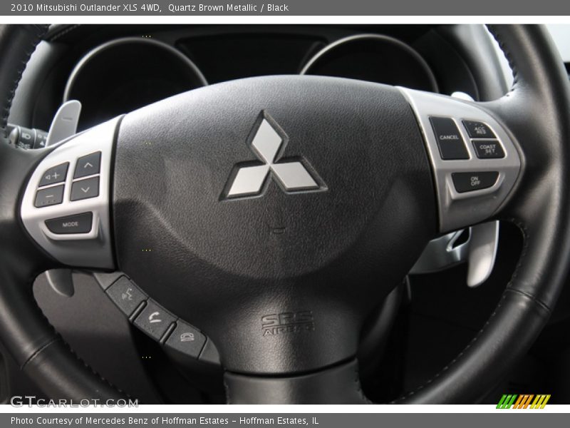 Quartz Brown Metallic / Black 2010 Mitsubishi Outlander XLS 4WD