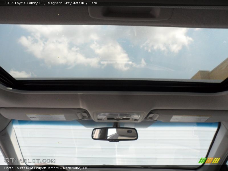 Magnetic Gray Metallic / Black 2012 Toyota Camry XLE