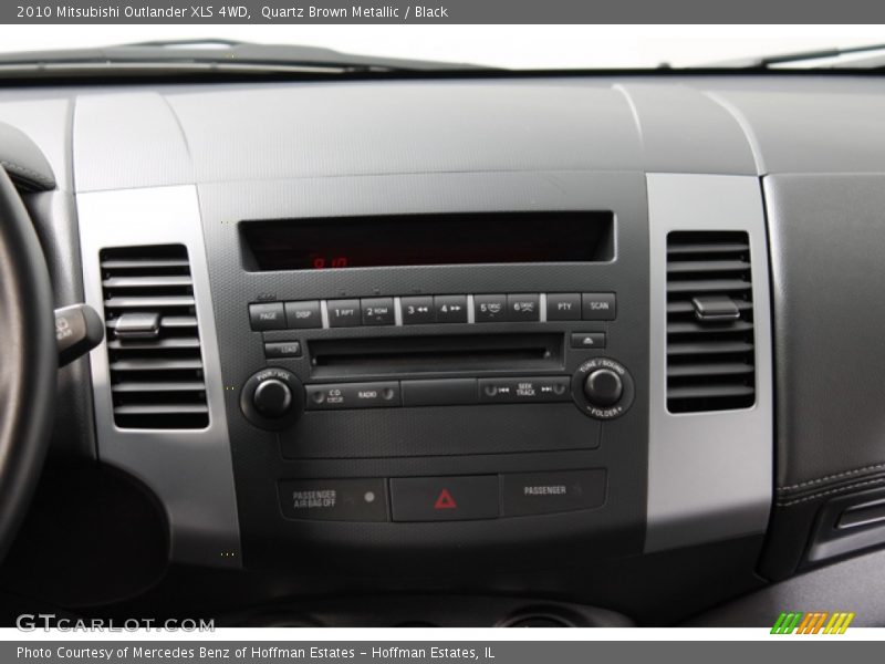 Quartz Brown Metallic / Black 2010 Mitsubishi Outlander XLS 4WD