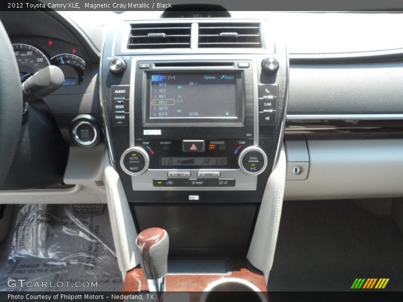 Magnetic Gray Metallic / Black 2012 Toyota Camry XLE