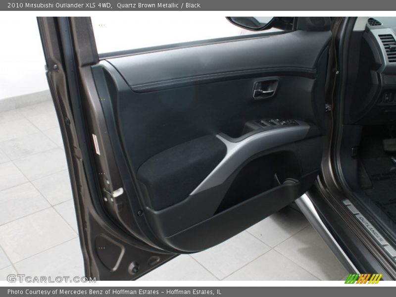 Quartz Brown Metallic / Black 2010 Mitsubishi Outlander XLS 4WD