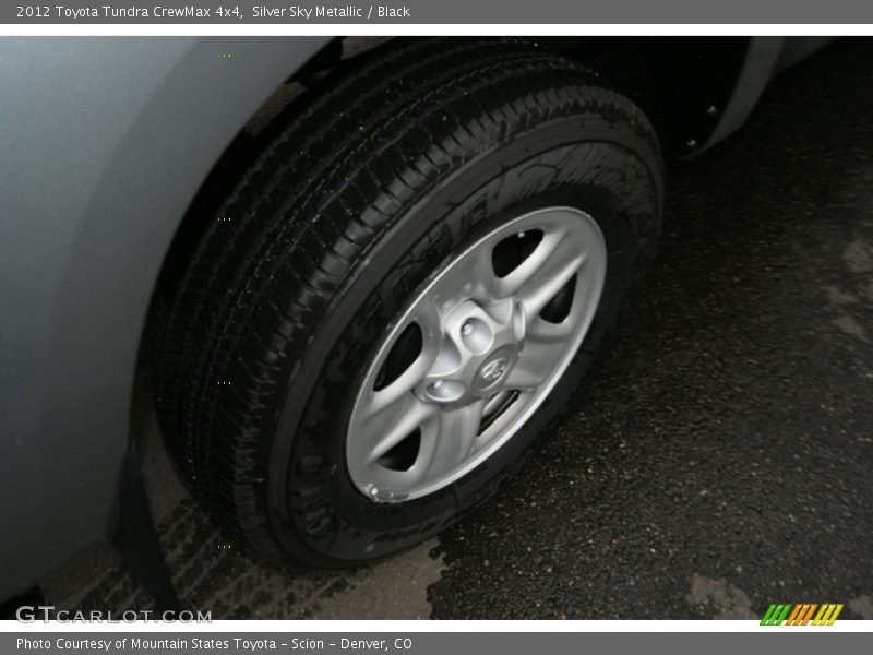 Silver Sky Metallic / Black 2012 Toyota Tundra CrewMax 4x4