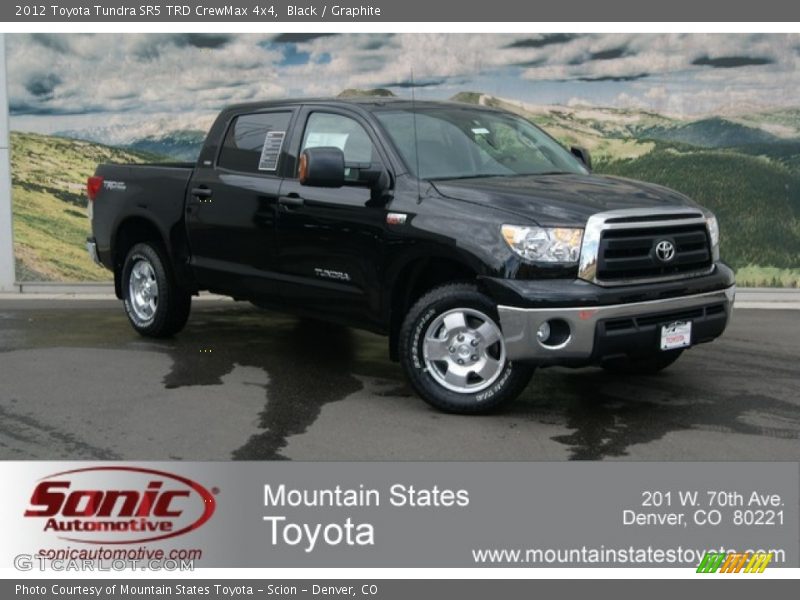Black / Graphite 2012 Toyota Tundra SR5 TRD CrewMax 4x4