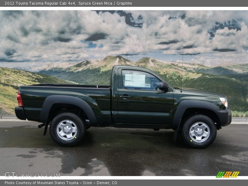 Spruce Green Mica / Graphite 2012 Toyota Tacoma Regular Cab 4x4