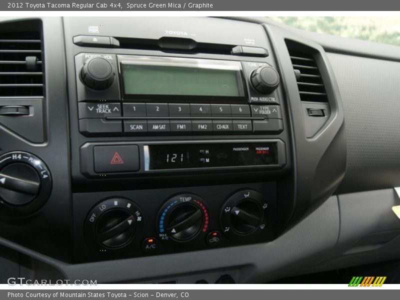 Spruce Green Mica / Graphite 2012 Toyota Tacoma Regular Cab 4x4