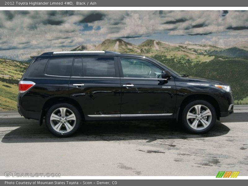 Black / Ash 2012 Toyota Highlander Limited 4WD