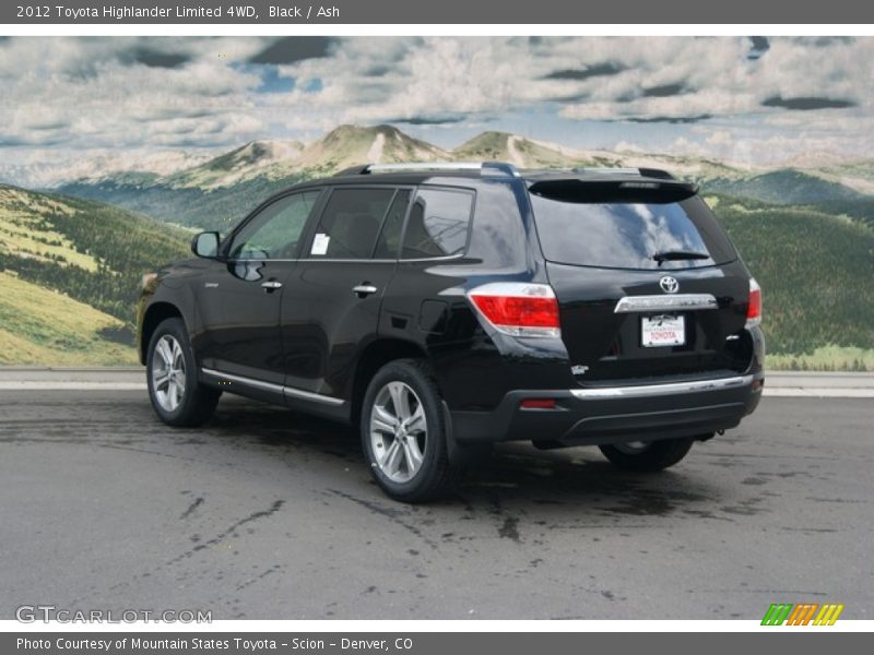 Black / Ash 2012 Toyota Highlander Limited 4WD