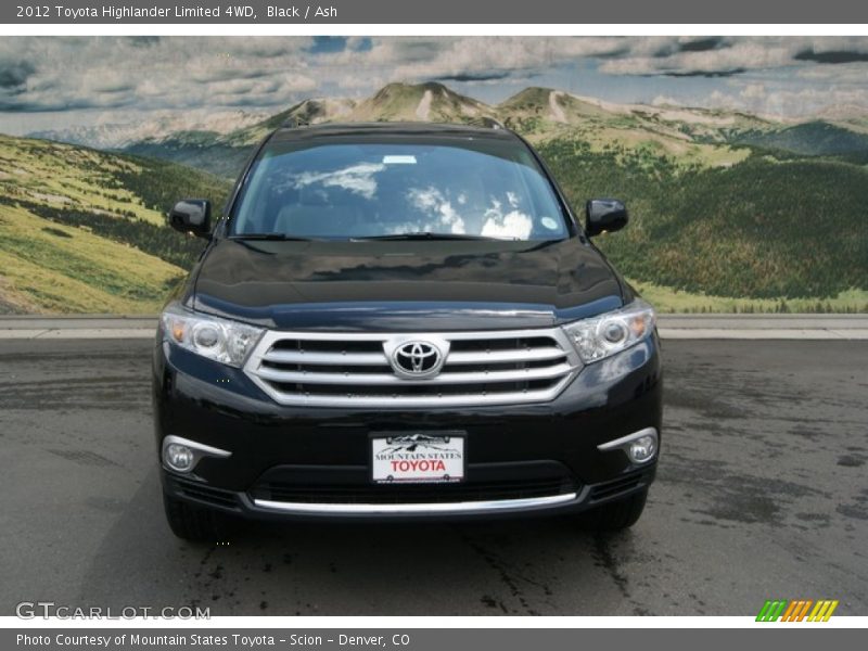 Black / Ash 2012 Toyota Highlander Limited 4WD