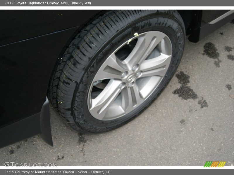 Black / Ash 2012 Toyota Highlander Limited 4WD