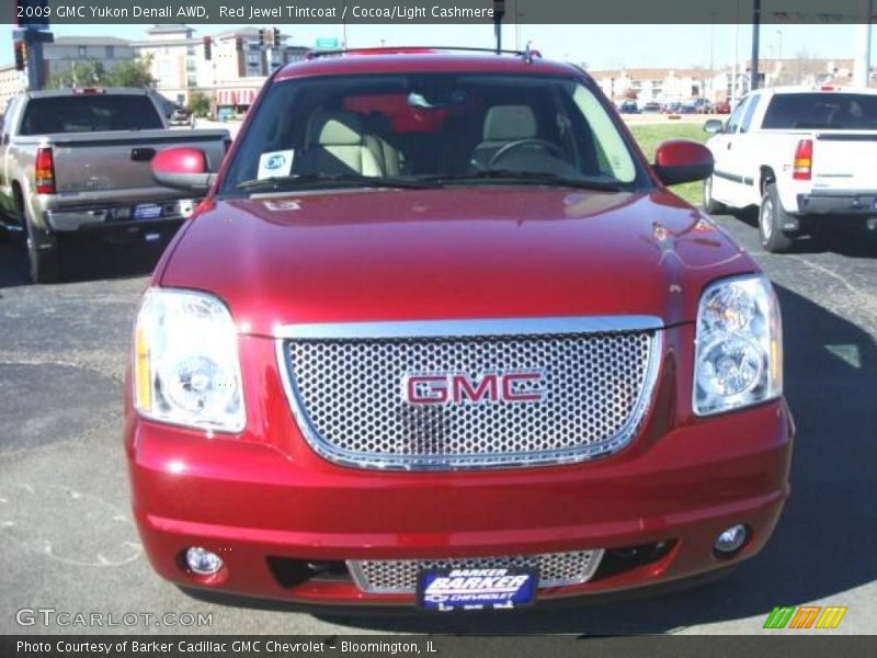 Red Jewel Tintcoat / Cocoa/Light Cashmere 2009 GMC Yukon Denali AWD