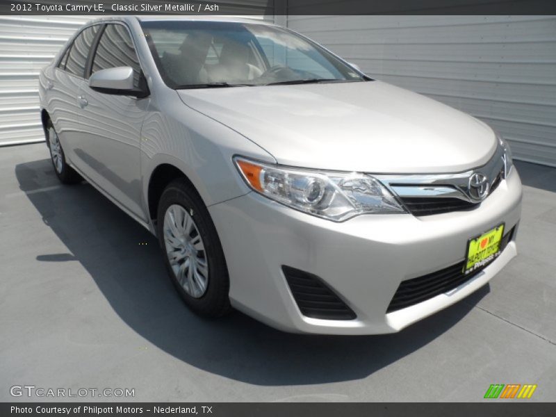 Classic Silver Metallic / Ash 2012 Toyota Camry LE