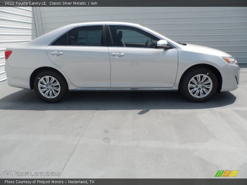 Classic Silver Metallic / Ash 2012 Toyota Camry LE